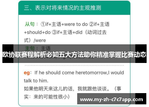 欧协联赛程解析必知五大方法助你精准掌握比赛动态 欧协联赛程解析必知五大方法助你精准掌握比赛动态